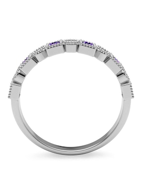 Anillo Amelie Joyas 14 k de oro zirconia brillante