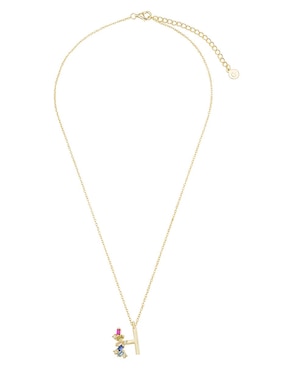 Collar de letras Carmela Mía de plata P 925