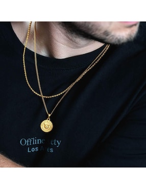 Collar Cruze de baño de oro 18 K