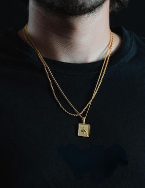 Collar Cruze de baño de oro 18 K