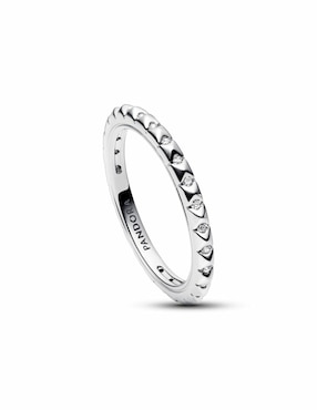 Anillo Pandora Me de plata zirconia cúbica brillante