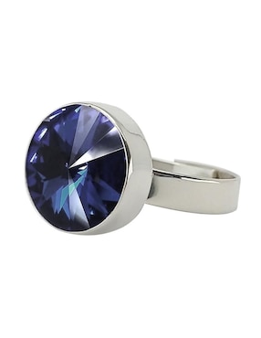 Anillo Zvezda Rivoli P 925 de plata cristal brillante