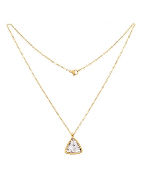 Collar De Triangular Oro Angelus