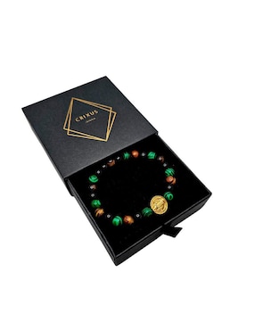 Pulsera Crixus Joyeria con malaquita