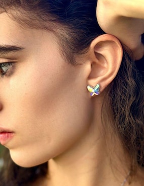 Set de collar y aretes Mayfer Joyería cristal austriaco