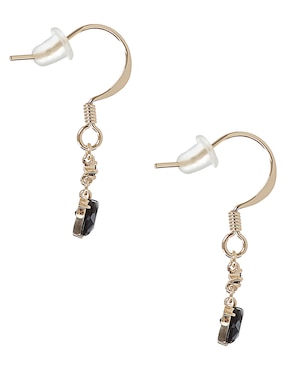Aretes de corazón Mossimo con acabado brillante cristal