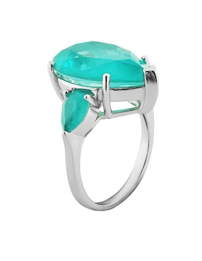 Anillo con gema Gladkova Joyería Premium P 925 de plata turmalina brillante