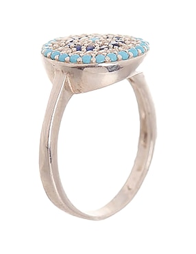 Anillo Mauricio Serrano Jewelry P 925 de plata zirconia pulido