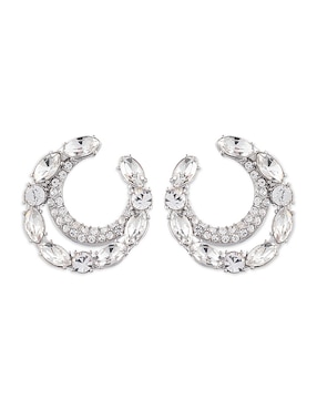 Aretes Cortos Redondos Givenchy Vanity Cristal