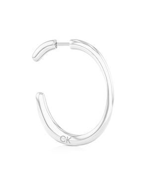 Arracadas Calvin Klein con acabado brillante