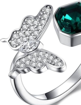 Anillo de mariposa Mayfer Joyería Mayfer Oporto cristal brillante