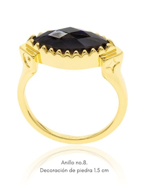 Anillo ovalado Mayfer Joyería Mayfer Mood piedra lunar brillante