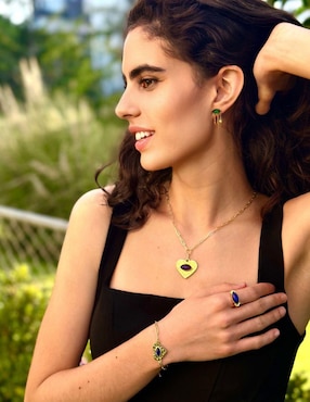 Anillo ovalado Mayfer Joyería Mayfer Mood piedra lunar brillante