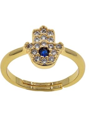 Anillo de ojo Parisa Joyería Parisa zirconia brillante