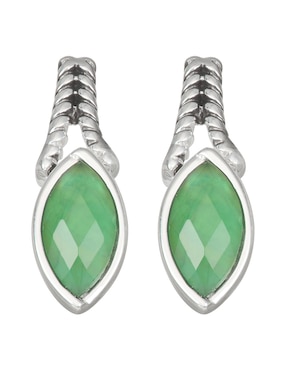 Aretes Cortos Ovalados Napier Abalone Gems Resina