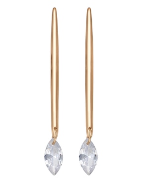 Aretes Largos De Gota Nnine West Social Navette Cristal