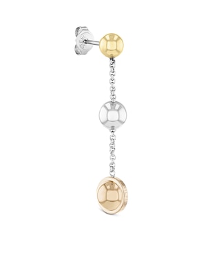 Aretes redondos Tommy Hilfiger Fall Winter con acabado brillante