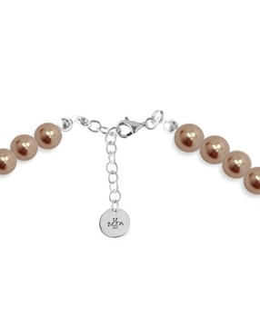 Collar Zvezda Perlas de plata P 925