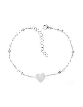 Collar y pulsera Nk Steel cristal