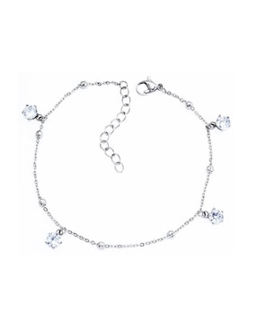 Collar y pulsera Nk Steel cristal