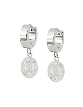 Aretes y collar Nk Steel cristal