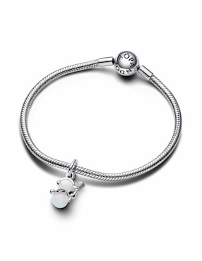 Charm de muñeco de nieve Pandora moments de plata P 925