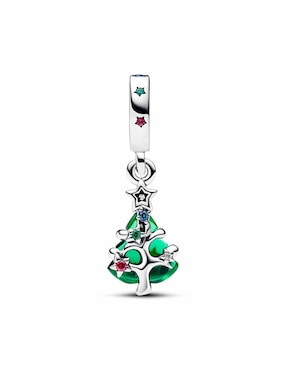 Charm de árbol de navidad Pandora moments de plata P 925