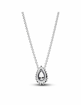 Collar de gota Pandora de plata P 925