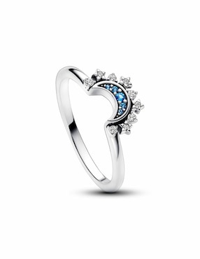 Anillo de luna Pandora Moments P 925 de plata zirconia cúbica brillante