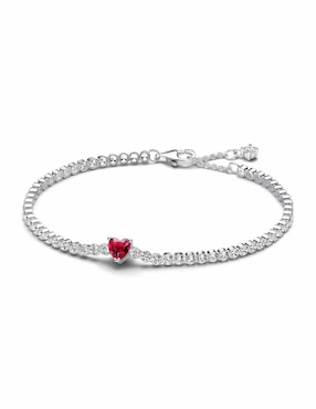 Pulsera Pandora De Plata P925 Timeless Con Acabado Brillante