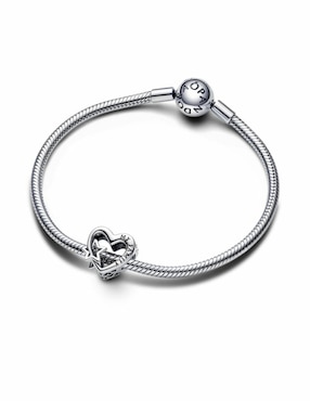 Charm de corazón Pandora moments de plata P 925