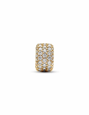Charm redondo Pandora Moments de oro amarillo P 925