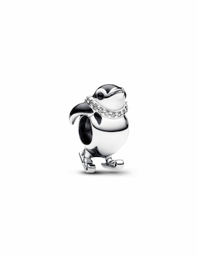 Charm de pingüino Pandora moments de plata P 925