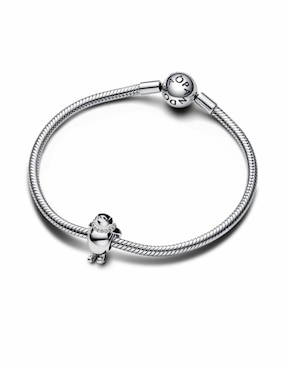Charm de pingüino Pandora moments de plata P 925