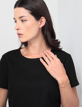 Cadena Apodemia de baño de oro 18 K
