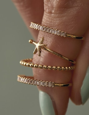 Anillo de estrella Apodemia Somers brillante