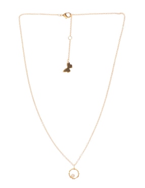 Collar Apodemia Sand Dust de baño de oro 18 K