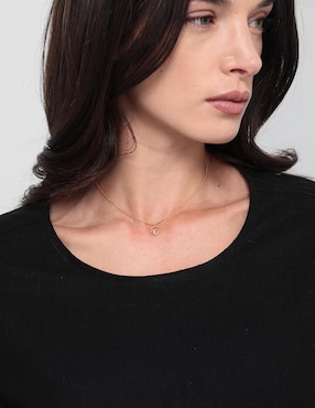 Collar Apodemia Sand Dust de baño de oro 18 K