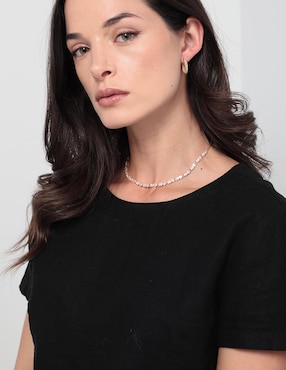 Collar Apodemia Tura Mali baño de oro 18 K