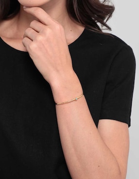 Brazalete Apodemia 18 K Classic con acabado brillante