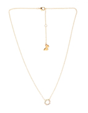 Collar de circulo Apodemia Angelique baño de oro 18 K