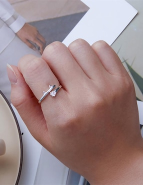 Anillo Miow Kiki Season P 925 de plata brillante