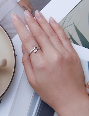 Anillo Miow Kiki Season P 925 de plata brillante