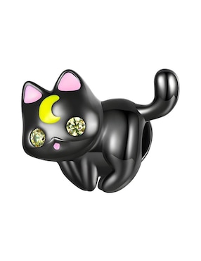 Charm De Gato Miow Kiki Season 2023 De Plata P925 Zirconia