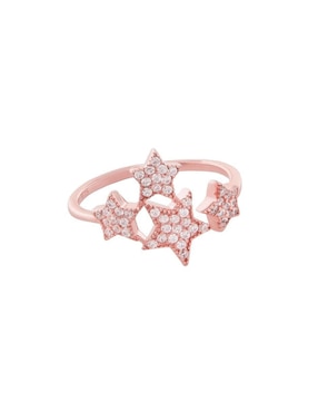 Anillo De Estrella Argentia Wow P925 De Plata Zirconia