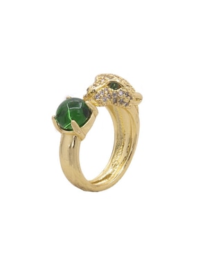 Anillo de puma Oro Angelus zirconia brillante