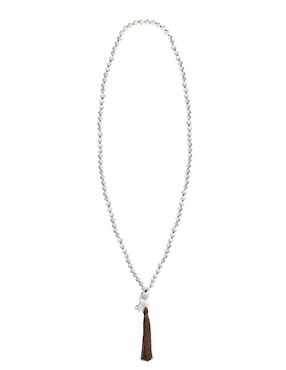 Collar de elefante Anamora Por Tanya Moss Japamala de plata P 925