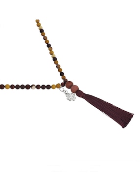 Collar de trébol Anamora Por Tanya Moss Japamala de plata P 925