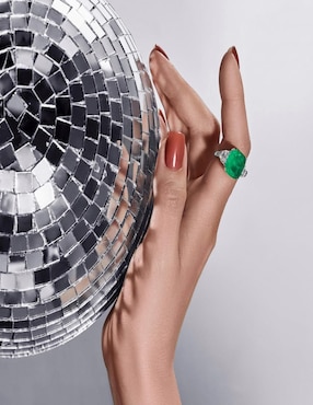 Anillo Gladkova Joyería P 925 de plata esmeralda