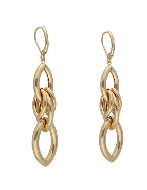 Aretes de eslabones Napier Ears con acabado brillante